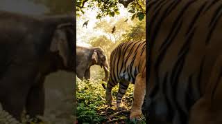 #elephant#bangaltiger