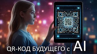 картинка: Крутой QR-код будущего с ИИ. Мессенджеры, социальные сети, платежные системы, помощники с AI