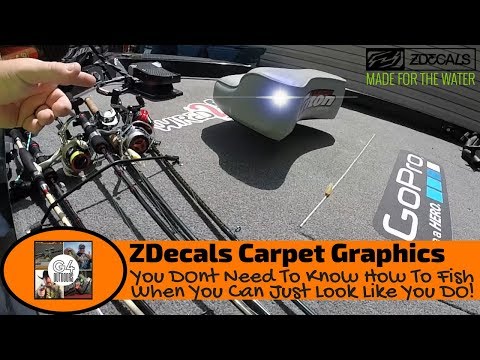Bass Boat Carpet Decals  ZDecals Boat Carpet Graphics Review 
