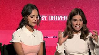 Eiza Gonzalez & Lily James Baby Driver Interview