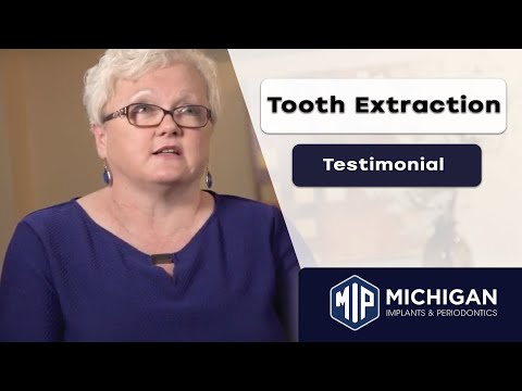 Patient Discusses Teeth Extractions at Michigan Implants & Periodontics in Ann Arbor, MI