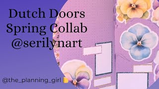 Dutch Doors Journal With Me | @SerilynArtShop  Spring Collab