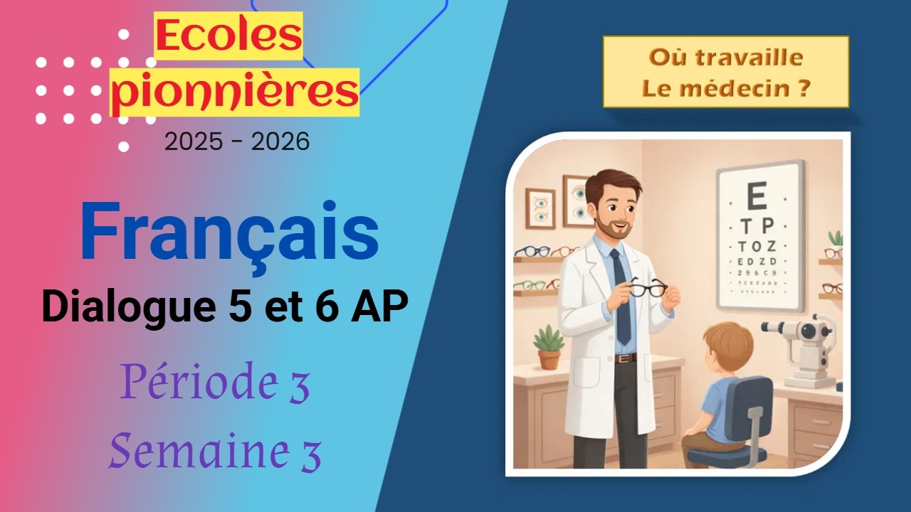 Écoles pionnières 2025-2026 | Dialogue et point de langue, 5AP et 6AP, période 3 / semaine 3