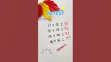 Only Smart Brains Can Solve This!🔍P70#shorts #iqlegend #mathpuzzle #iqtest #logicpuzzle #mathstricks