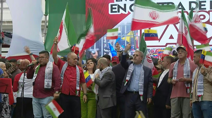 Venezuela "levanta la bandera de la paz", dice Maduro tras movilizaciones en favor de Irán | AFP