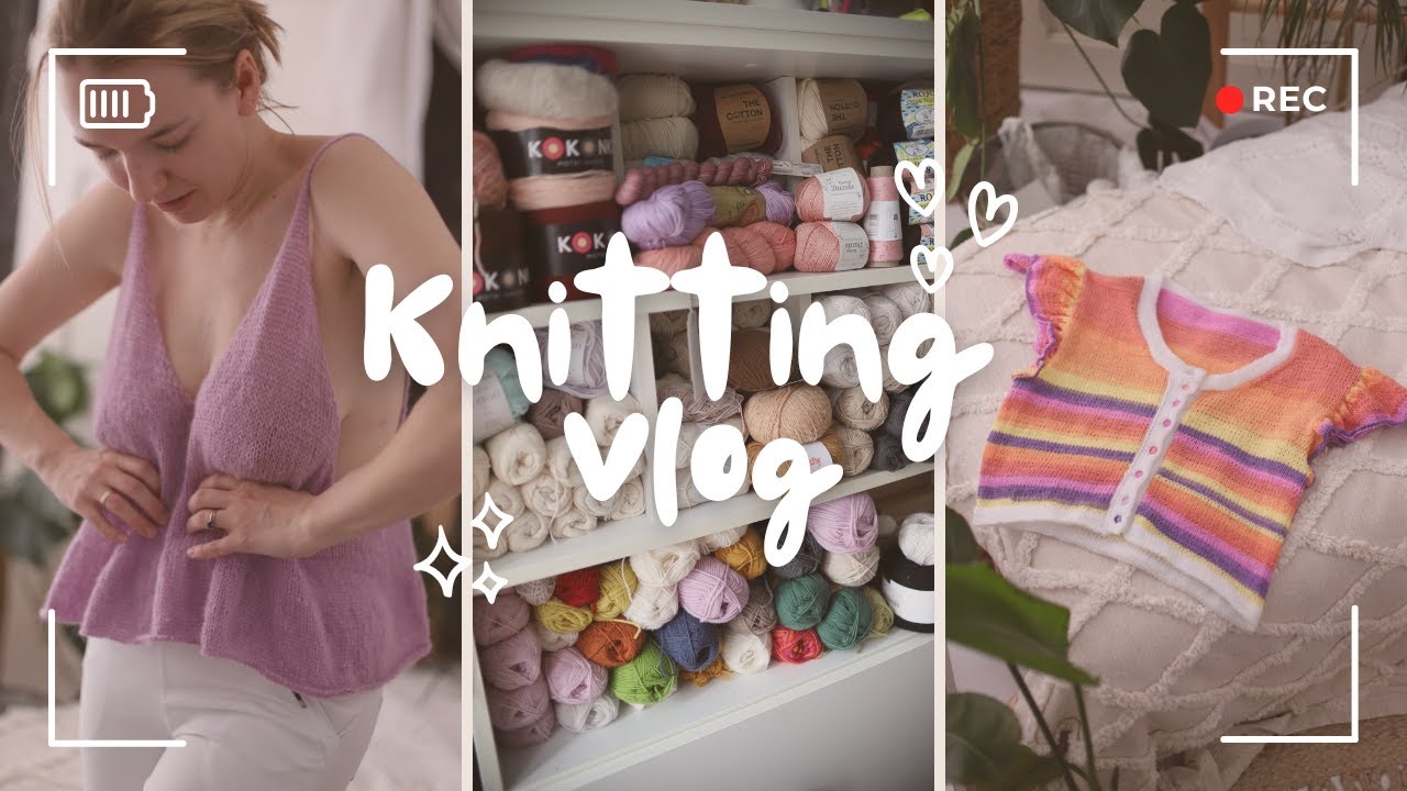 KNITTING VLOG #10 - Porozmawiajmy o akrylu |  ROZDANIE