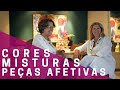 Cores, misturas e peças afetivas de Viviane Cabral