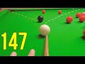 Snooker 147 headcam pov