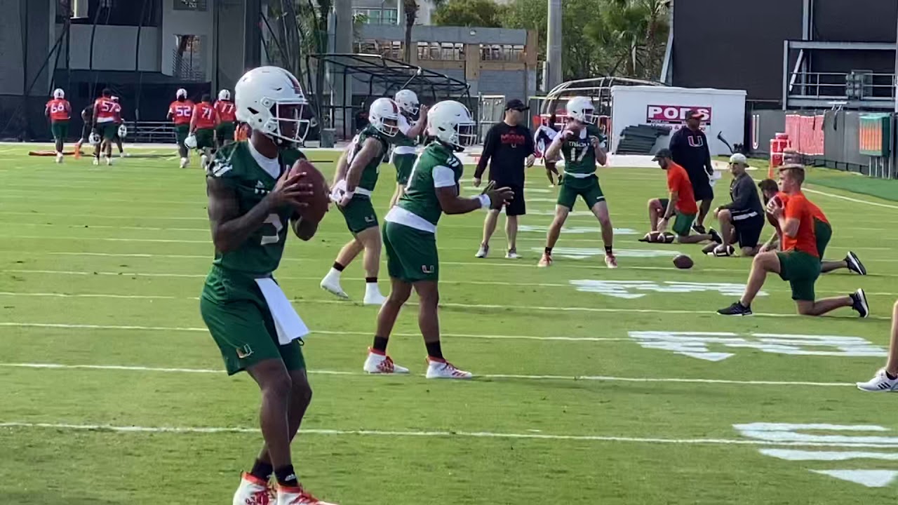 Miami Spring Practice March 2, 2020