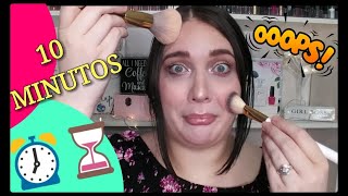 MAQUILLAJE EN 10 MINUTOS | AHORRA TIEMPO | RETOS VIRALES