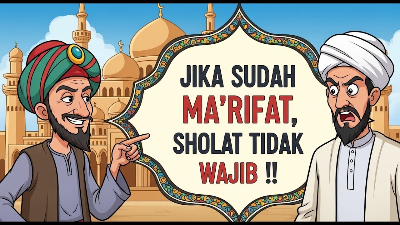 DEBAT PANAS !! ABU NAWAS VS AHLI MAKRIFAT DUNIA — JIKA SUDAH MA’RIFAT SHOLAT TIDAK WAJIB