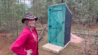 SIMPLE OUTHOUSE done right anyone can build it!