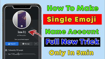 How To Make Single Emoji Name Facebook Account 2022 | How to Make Emoji Name Facebook Account 2021