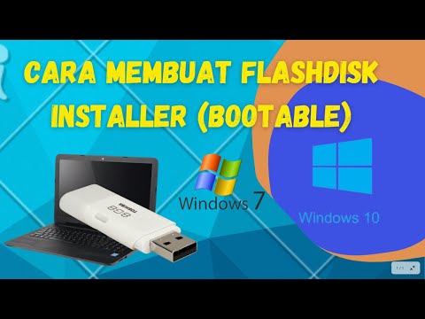 cara membuat flashdisk bootable/ installer windows 10/8/7