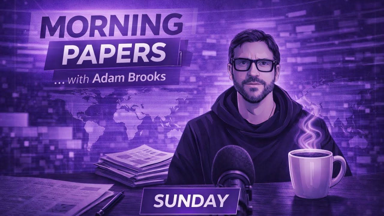 SUNDAY PAPERS WITH ADAM BROOKS - YouTube