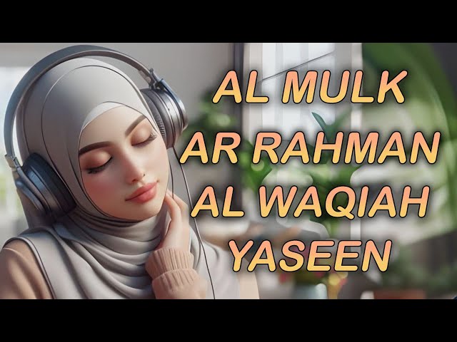 Relaxing Quran Recitation for Stress Relief Surah Al-Mulk, Al-Waqiah, Ar-Rahman, Yaseen/ Yasin class=
