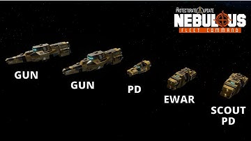 Gun Light Cruiser Fleet + Supports | NEBULOUS: Fleet Command