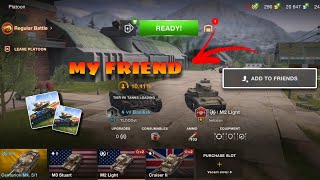 How to play with friend in world of tanks blitz screenshot 1