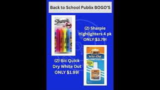 Best Back to School BOGO Deals at Publix | Valid 7/30/2026 Through 8/5/2026 #publix #backtoschool