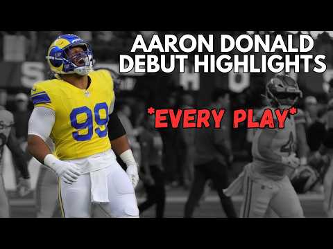 Aaron Donald's Return! | Every Play vs Giants | NFL Week 2 Highlights