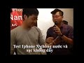 Test khả năng chống nước của iPhone X giá 50 triệu đồng tại Việt Nam