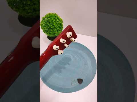 Гітара дерев'яна дитяча 6 струн 52см Помаранчева (M 1370), видео 1