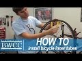 Installing an inner tube on your bike