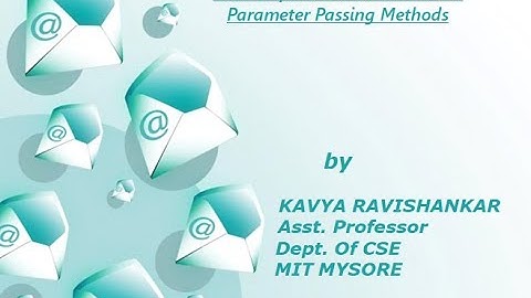 CPS|Session-25|Module-4|User Defined Functions-part 3|Parameter Passing Methods