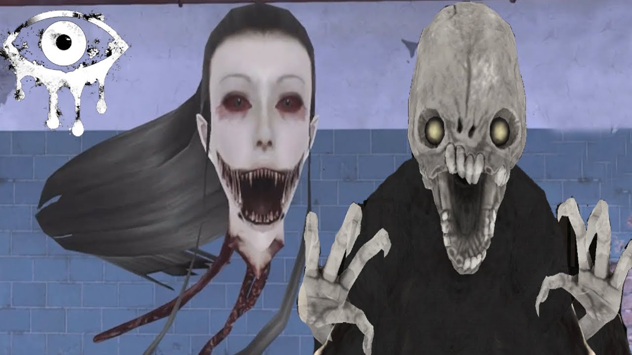 I Escape Two Freak At School Eyes The Horror Game - escape the giant iphone roblox viralvideosgr