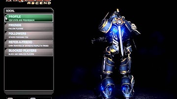 Tribes Ascend: Interactive Menu: Social