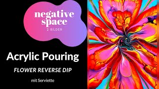 #133Paint PouringWOW! Bottle bottom Reverse Dip/ #wirbleibenzuhause #stayhome