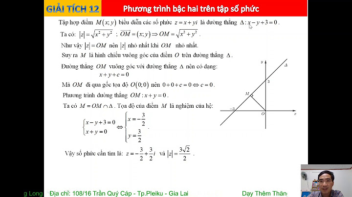 Cho môđun tìm tập nghiệm là hình gì năm 2024