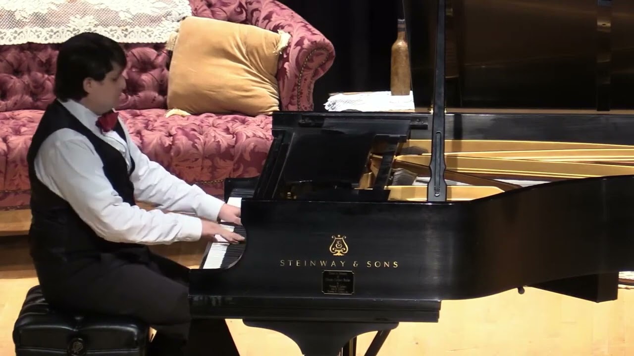 Pedro Bernardez playing “Ragtime Dance” by Scott Joplin (1906) in the 2022 Regular Division Semis.