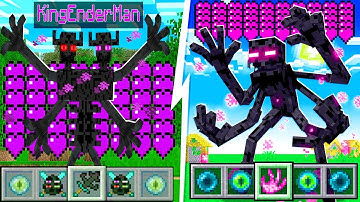 ONE VÀ NOOB YETI THỬ THÁCH 100 NGÀY LÀM CUỘC SỐNG ENDERMAN KING TRONG MINECRAFT