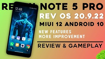 MIUI 12 RevOS 20.9.22 Android 10 For Redmi Note 5 Pro | New Apps Lock, PUBG HD & More Improvement
