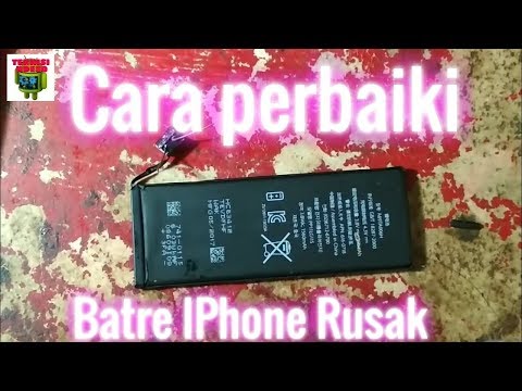 Cara perbaiki Batre IPhone rusak