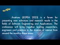 Call for Papers - 11th International Conference on Software Engineering and Applications