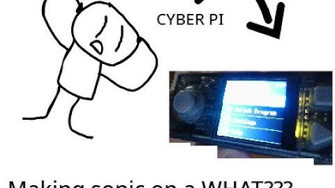 Making Sonic The Hedgehog On a... CYBERPI????? Devlog 1 The Start!