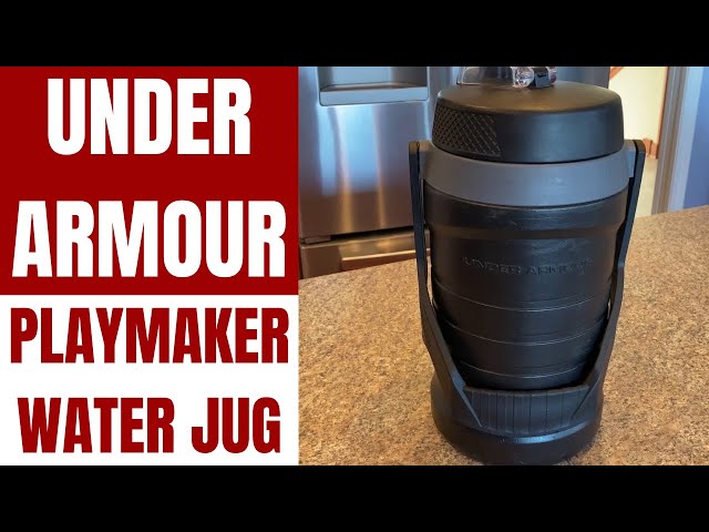 Under Armour Playmaker Jug 64 oz. Water Bottle, Jet Grey/Black