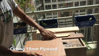 A simple homemade table-saw made with 12 mm plywood. Learn the basics of woodworking in a day with Basic Carpentry ...