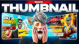 🔥 How to Make a Professional Free Fire Thumbnail 😱 | Easy Thumbnail Editing Tutorial