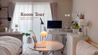 [Room tour] Storage ideas and stylish interiors |Modern hotellike living room for one person