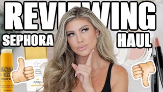 REVIEWING MY SEPHORA VIB SALE HAUL! DOPE OR NOPE