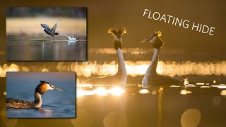 Kelluva piilokoju lintukuvauksessa / Floating hide for bird photography [ENG SUB]