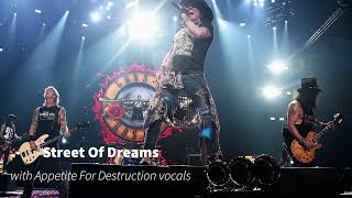 GNR - Street Of Dreams with Appetite For Destruction vocals