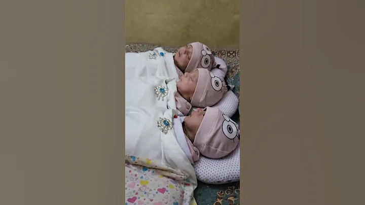 My sweet triplet babies mashallah #trending #triplets #viral #1million #kids #pakistan #love #dress