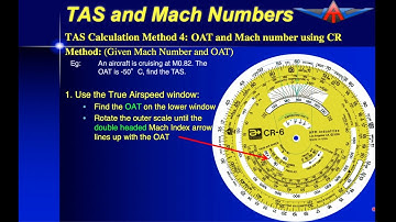 Calculating TAS on Jeppesen CR-3 & APR CR-6 navigation computers from the Outside Air Temperature