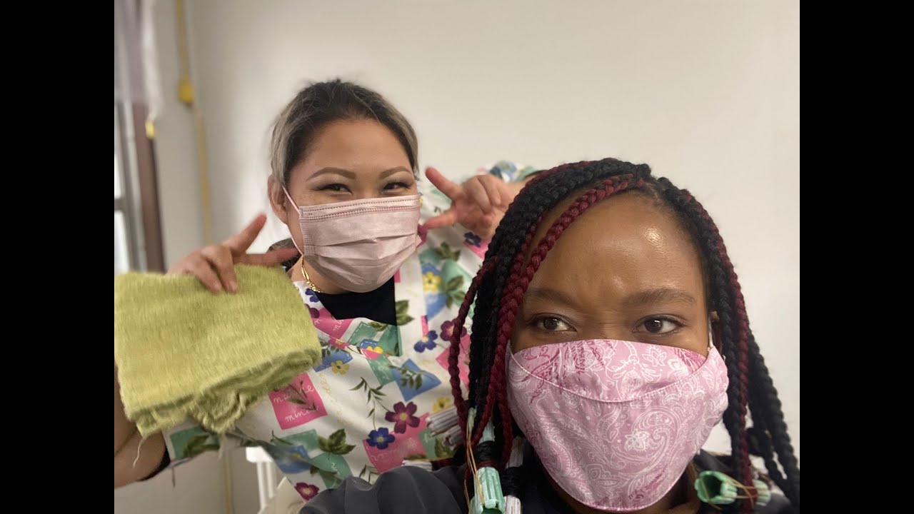 Getting my hair done in Okinawa 4C hair care in Japan blackhairmagic