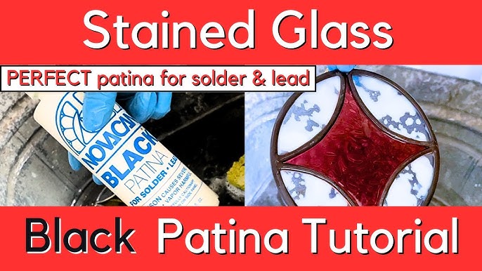 HOW TO - Remove Patina Stains on Stained Glass 