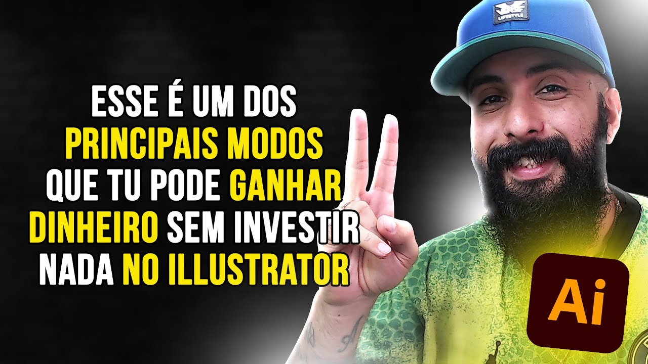 2 modos para GANHAR DINHEIRO com desenhos no Illustrator